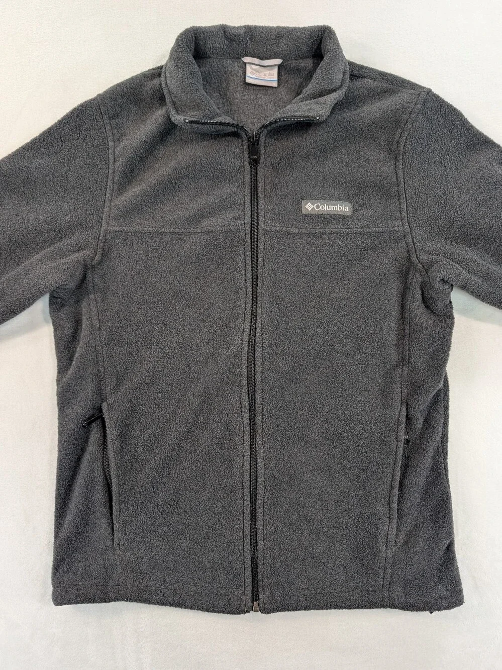 Columbia Fleece Steens Mountain 2.0 Jacket Full Zip Charcoal Gray Small